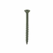 NUVO IRON #8 screw, 2 1/2 in, Torx head, includes T20 Drill bit Green, 3000PK 8212GRP